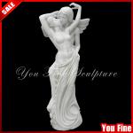 Cupid and Psyche hand carved natural stone carving