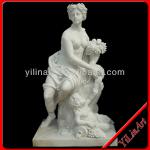 White Stone Statue, Marble Statue Carving, Beautiful Lady Statue (YL-R711)