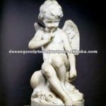 Seated Cupid stone statue DSF-EB029