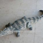 Animal Sculpture-Fiberglass Crocodile