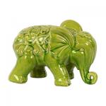 Green Decorative Elephant Statue For Sale