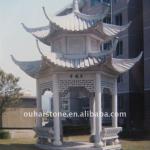 Outdoor garden stone pavilion(3x3m)-OH-A-01