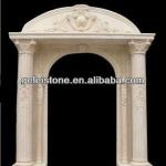 Beige Marble Carved Decorative Door Frame