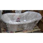 Carved Marble Stone Bathtub