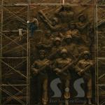 bronze relief for army troops monument,bronze relief sculpture,beijing, china copper relief sculpture