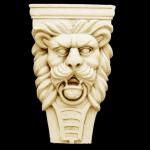 Fiberglass relief - Tiger Head wall sculpture fountain