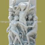 women figure marble relief sculpture