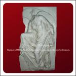 Abstract art stone carving relief wall sculpture