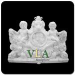 New Style White Marble Relievo Statue VR-052K
