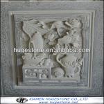 Carved marble stone art ,wall small decoration, low relief sculpture