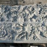 PFM Natural stone relief flower carving-PFM-Stone relief-003