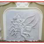 Angel family stone reliefs carving