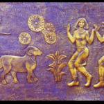 Fiberglass relief - ancient time wall sculpture