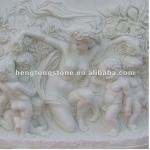 White Marble Wall Relief With Mother Love