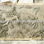 Sandstone Relief Of Animals-HT-H-FD008