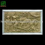 Natural Stone Relief Carving Decoration