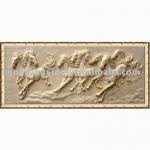 stone Carving Relief with chinese Eight fine horse
