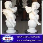 white marble life size angel statue