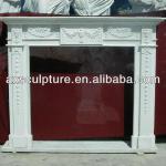 contruction material marble fireplace for indoor decorative-ax-141