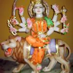 Goddess Durga Marble Statue