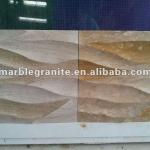 Light Beige Exterior Wall Stone Cladding Carving Designs