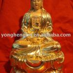 magnificent buddha brass sculpture