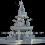 White Marble Stone Fountain Sculpture