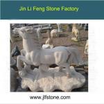 Chinese horse stone sculpture
