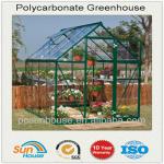 New! aluminum frame Polycarbonate garden greenhouse 2013