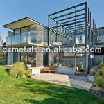 modern top class prefabricated glass house