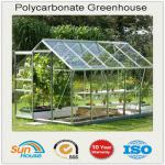 UV protcetion cheap polycarbonate greenhouses for sale