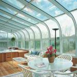 Skylight glass Sun house