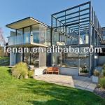 Luxury vacation prefabricated glass house