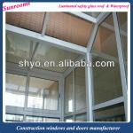 aluminum sunroom winter garden glass house greenhouse