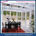 Aluminum Plastic balcony glass sunroom manufacturer