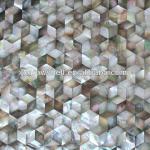Diamond blacklip shell mosaic, sea shell mosaic tile