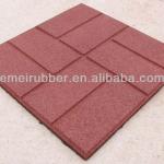 recycled rubber brick paver