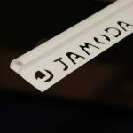 6mm and 8mm Soft Cream PVC Tile trim-Jam06CRM
