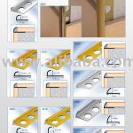 Tile trim, tiling trim profile, metal tile trim,