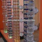 square crystal pillar wholesale for hotel decoration
