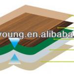 Fire resistant wood veneer sheet