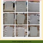 white marble tombstone