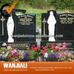 Black Granite Tombstone