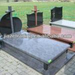 black granite tombstone/gravestone