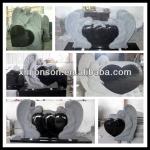 Granite Sculpture Heart Angel Tombstone for sale