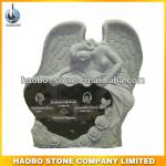 Haobo Stone Best Selling Carved Angel Granite Monument