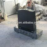 Shandong Black Granite American Tombstone Headstone