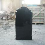 Russian Style Shandong Black Granite Tombstone J8