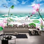 vivid texture and hot selling steel tv background wall