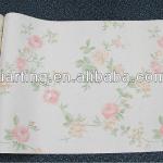 Home Decoration PVC Wallcovering With Flower